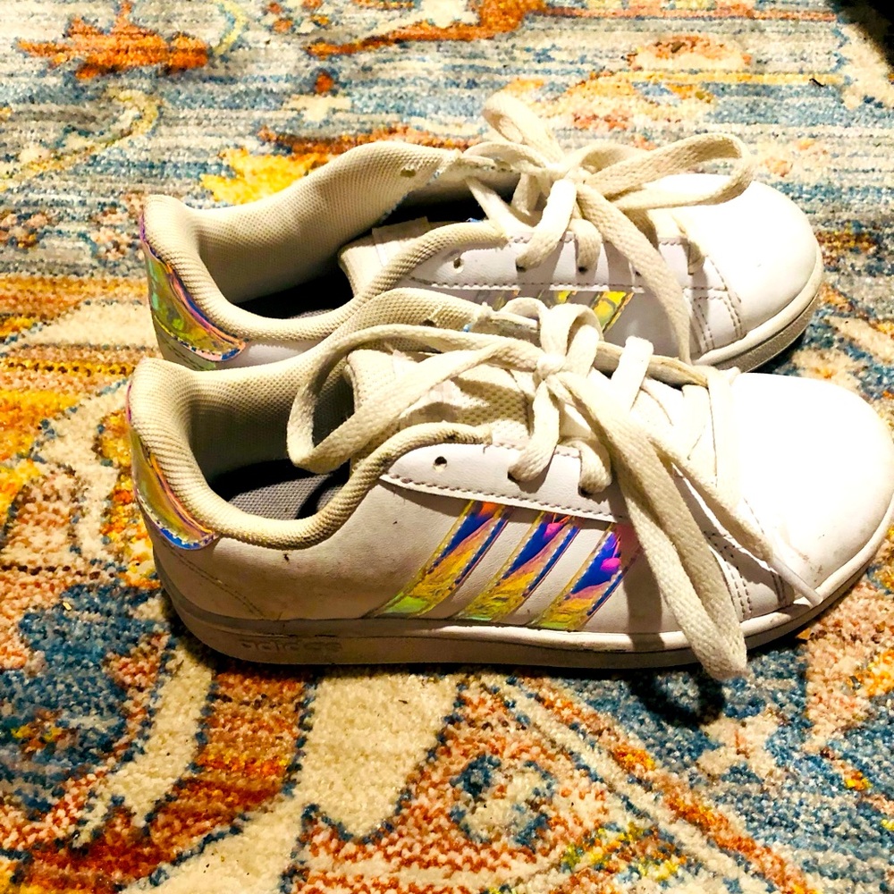 Adidas FW1274 Youth Girls Grand Court  Athletic Shoes-Size 11.5